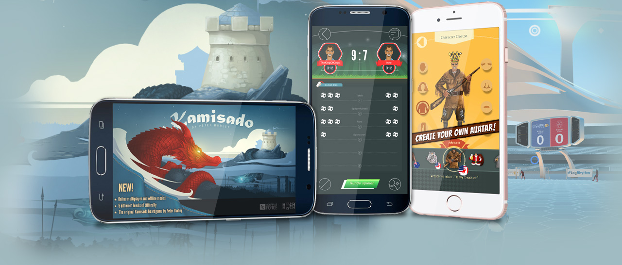 Verschiede Games von Scorpius Forge